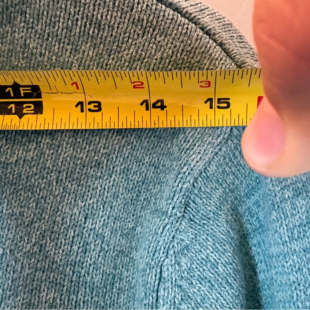 L.L. Bean Women’s Aqua Turtleneck Sweater - Picture 8 of 10